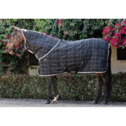 Rhino Halsstuk Stable 100g Black/Grey/White Check/Gray