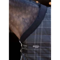 Rhino Pony Stable 100g Black/Grey/White Check/Gray