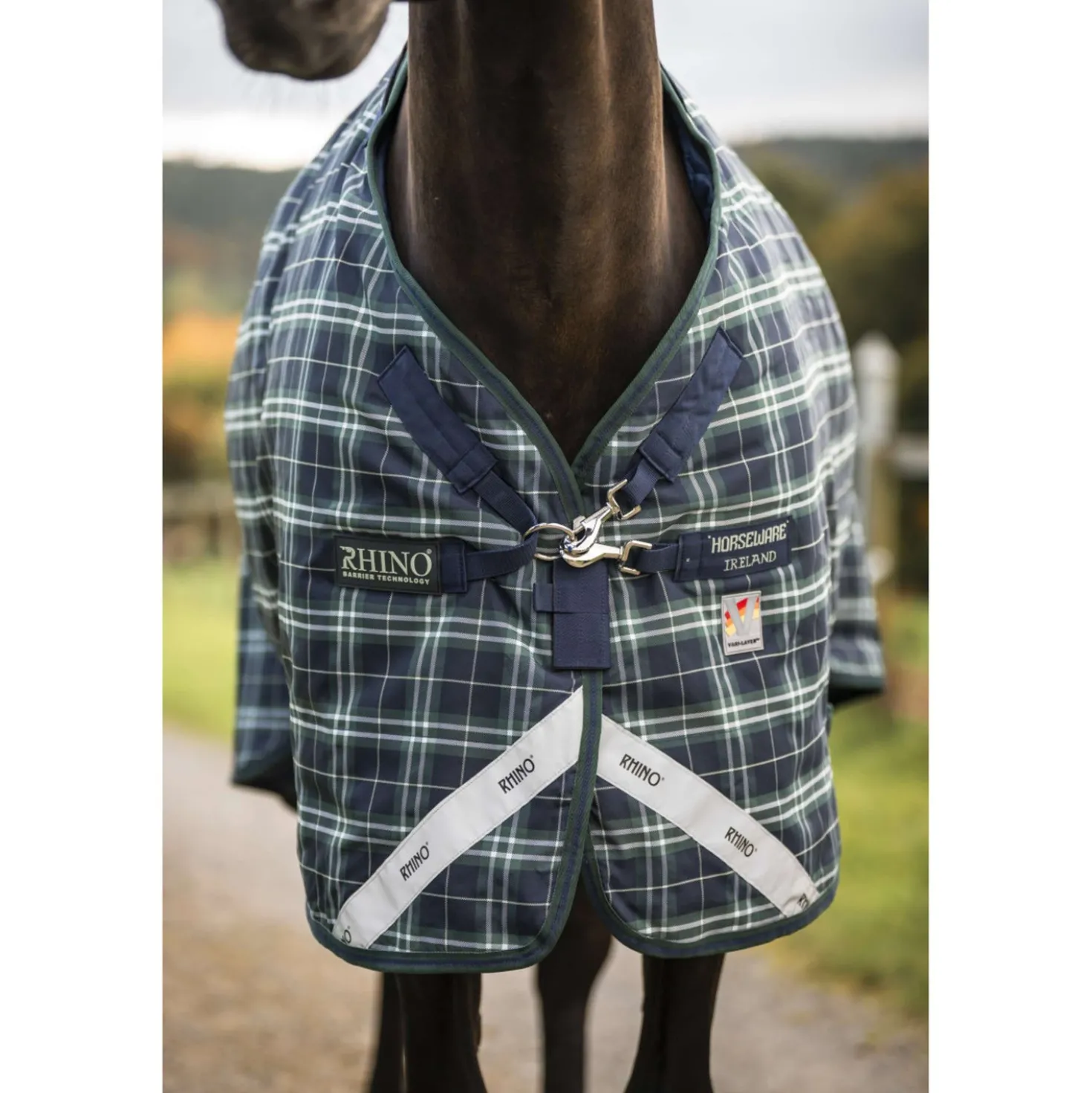 Rhino Turnout Plus 250g Varilayer Hunter Check/Green/Navy