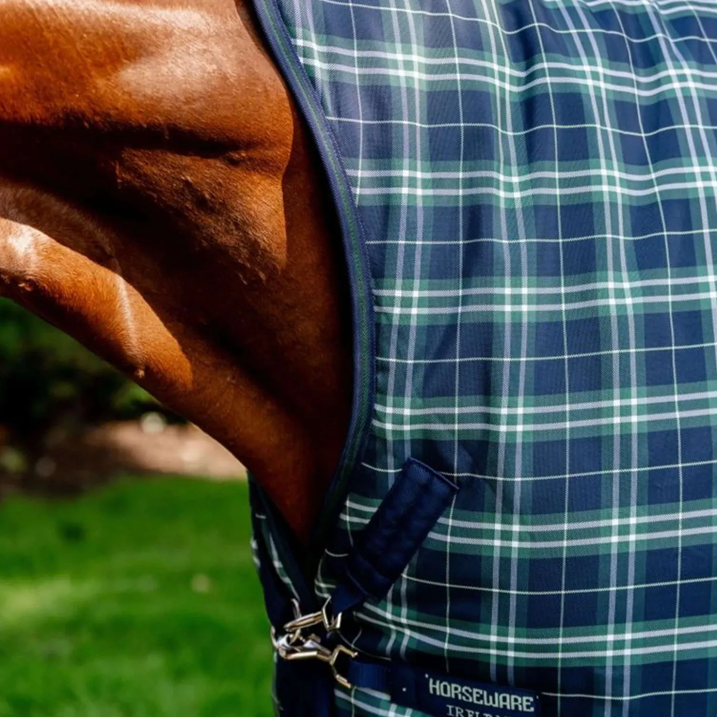 Rhino Wug Turnout 0g Hunter Check/Navy/Green