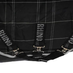 Rhino Wug Turnout Heavy Varilayer 450g Black/Grey/White Check & Gray