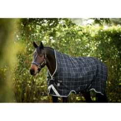 Rhino Wug Turnout Medium Varilayer 250g Black/Grey/White Check/Gray