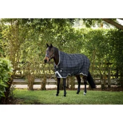 Rhino Wug Turnout Medium Varilayer 250g Black/Grey/White Check/Gray