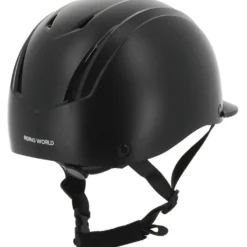Riding World Cap Topy Mat Zwart