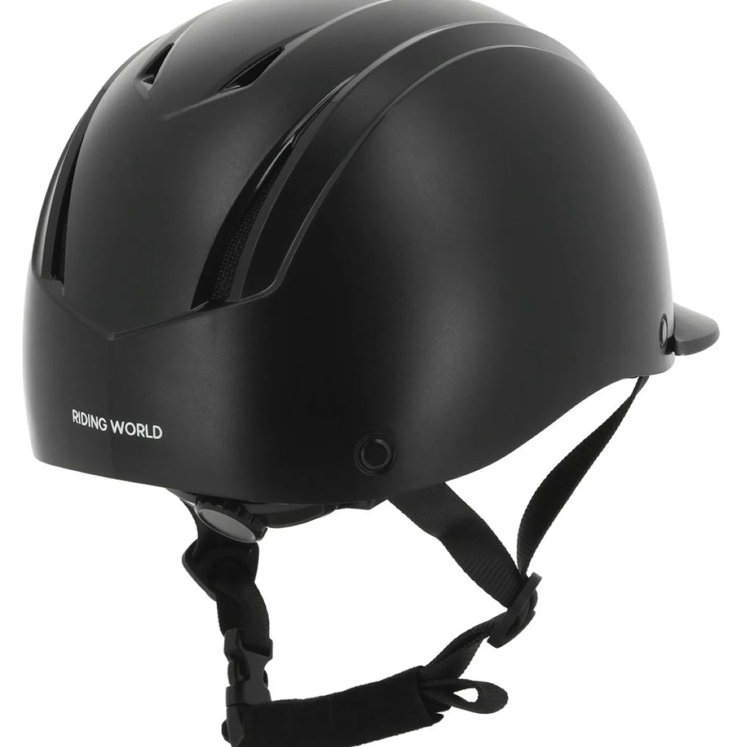 Riding World Cap Topy Mat Zwart