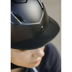 Riding World Cap Topy Mat Zwart
