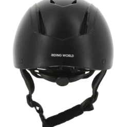 Riding World Cap Topy Mat Zwart