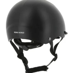 Riding World Cap Windy Mat Zwart