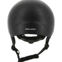 Riding World Cap Windy Mat Zwart
