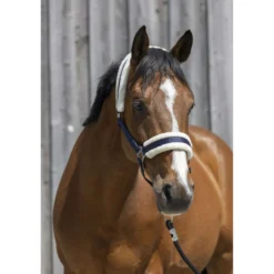 Riding World Halster Synthetic Fur Navy