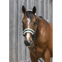 Riding World Halster Synthetic Fur Donkergroen