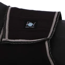 Riding World Uitrijdeken Fleece Zwart/Grijs