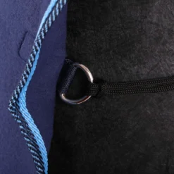 Riding World Uitrijdeken Fleece Navy/Lichtblauw