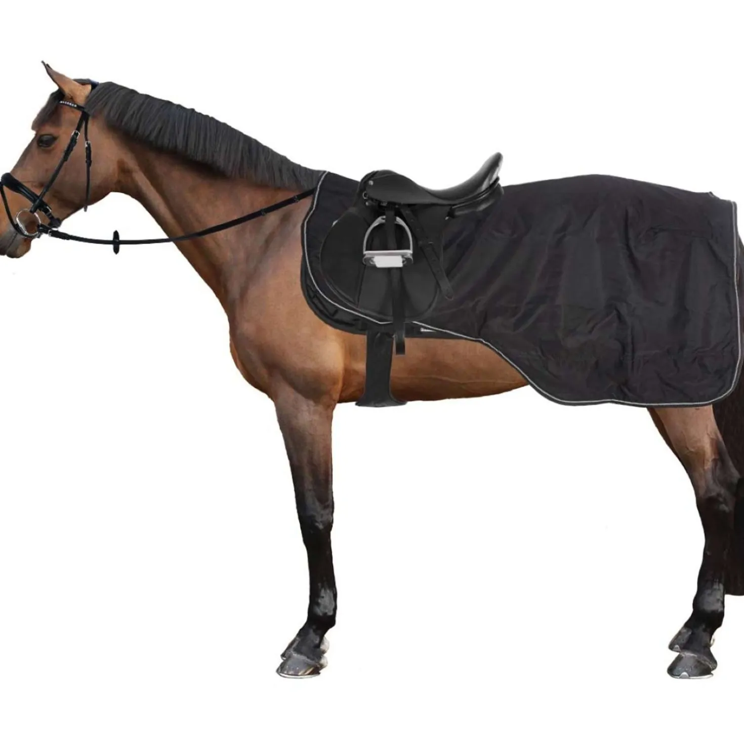 Riding World Uitrijdeken Waterdicht Zwart