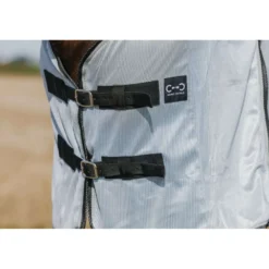 Riding World Vliegendeken Belly Mesh Grijs