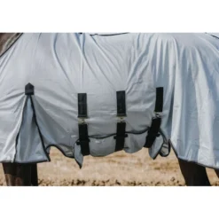 Riding World Vliegendeken Belly Mesh Grijs