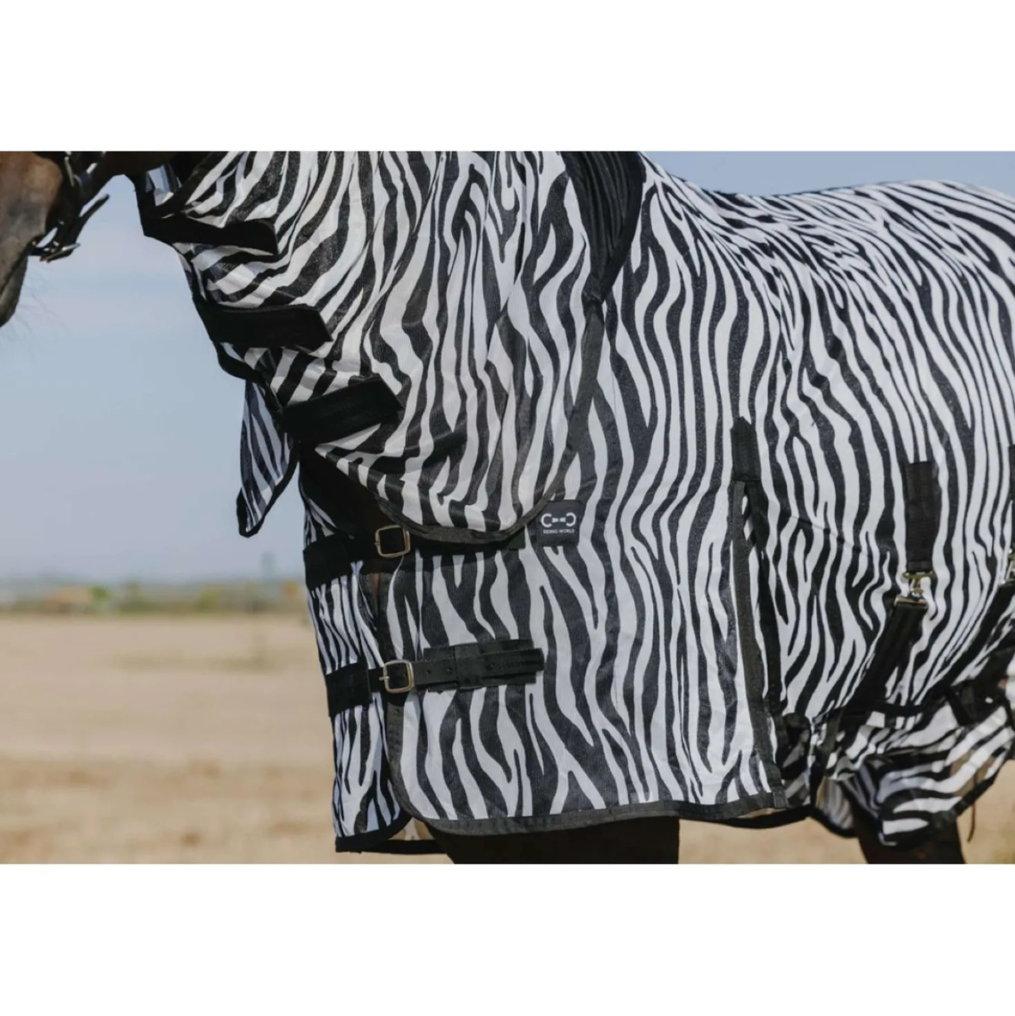 Riding World Vliegendeken Belly Mesh Combo Zebra