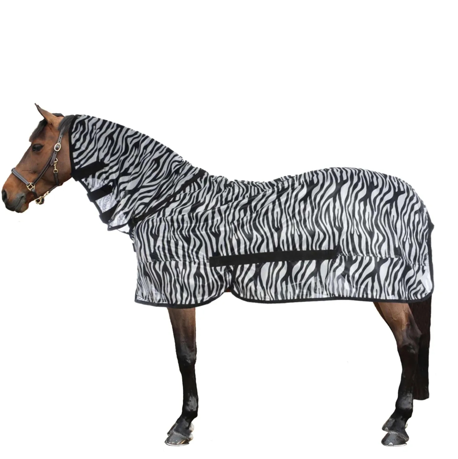 Riding World Vliegendeken Combo Zebra