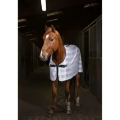Riding World Vliegendeken Mesh Wit