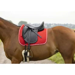 Riding World Zadeldekje Girly Dressuur Rood