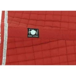 Riding World Zadeldekje Girly Rood