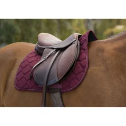 Riding World Zadeldekje Rope Bordeaux
