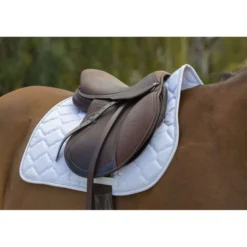 Riding World Zadeldekje Rope Wit