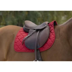 Riding World Zadeldekje Rope Rood