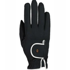 Roeckl Rijhandschoenen Lona Roeck-Grip Lining Zwart/Wit