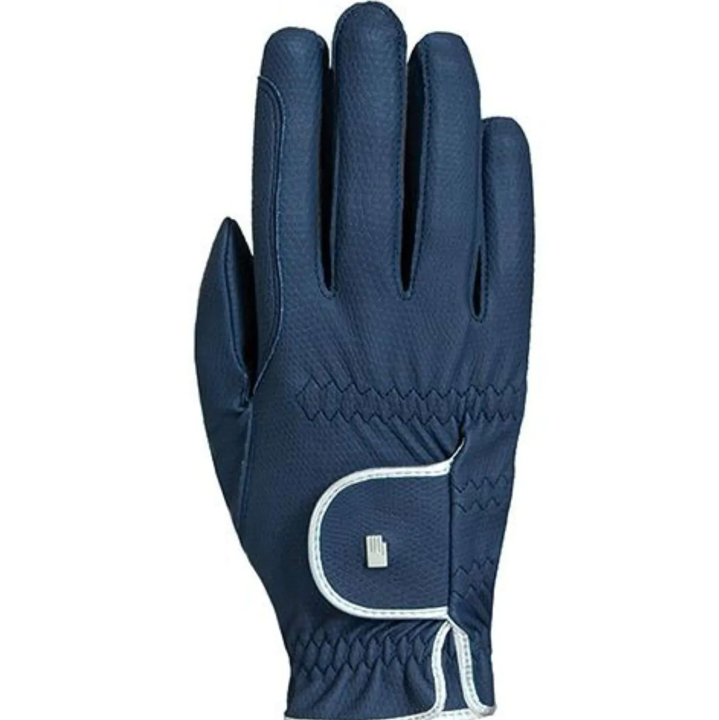 Roeckl Rijhandschoenen Lona Roeck-Grip Lining Navy/Zilver