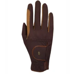 Roeckl Rijhandschoenen Malta Roeck-Grip Bicolor Zomer Mokka/Caramel
