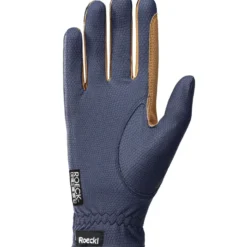 Roeckl Rijhandschoenen Malta Navy/Caramel