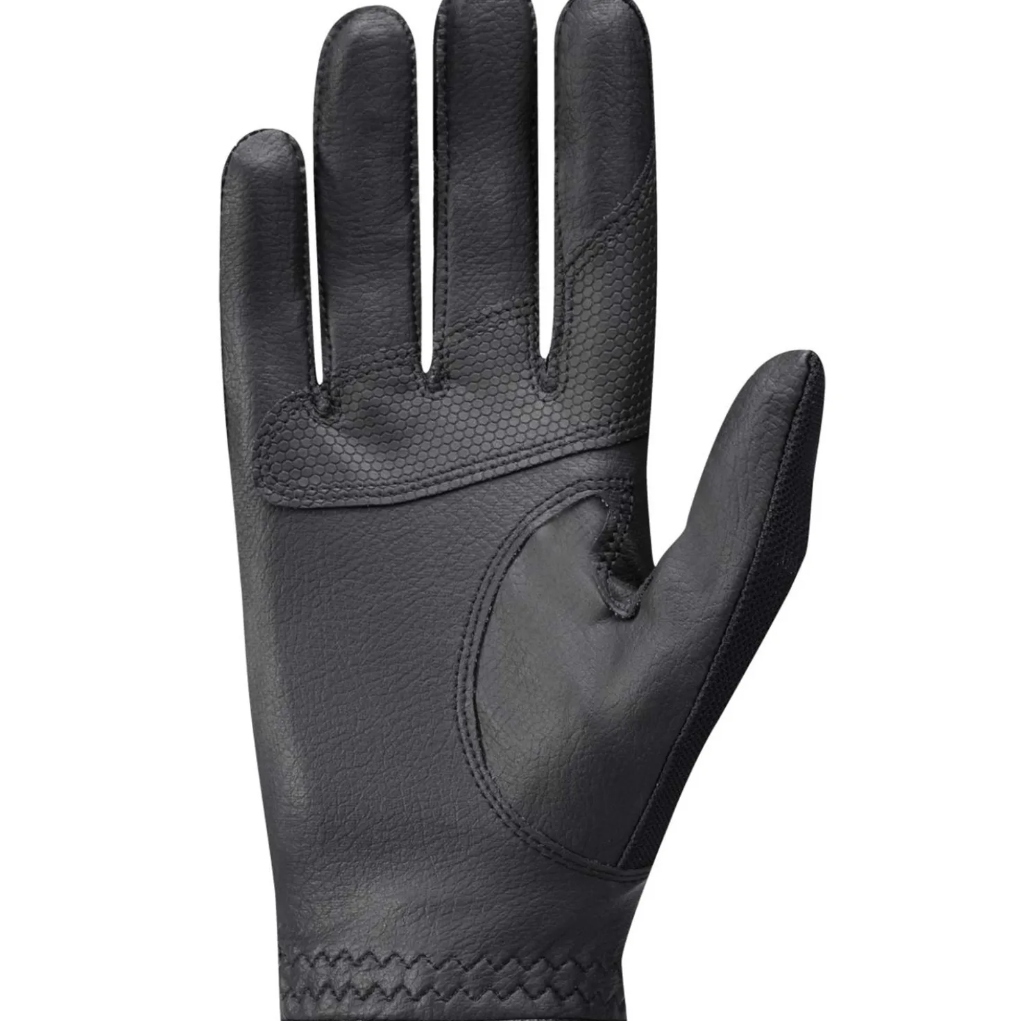 Roeckl Rijhandschoenen Millero Zwart/Vulkanische as