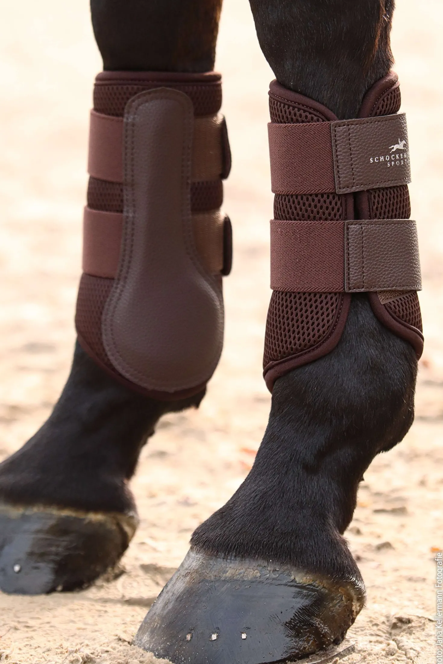 Schockemöhle Beenbeschermers Mesh Guards Mocca