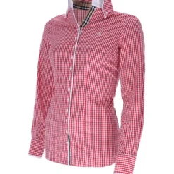 Schockemöhle Blouse FDL Eleonora London B Wit/Rood