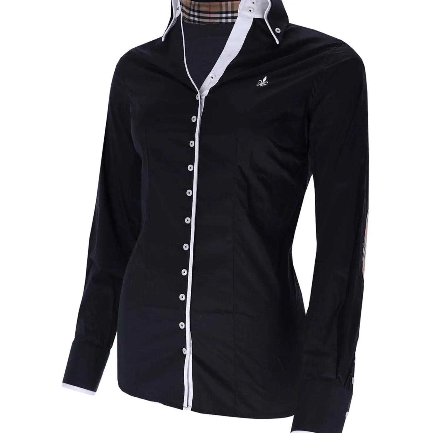 Schockemöhle Blouse FDL Sawyer London B Zwart