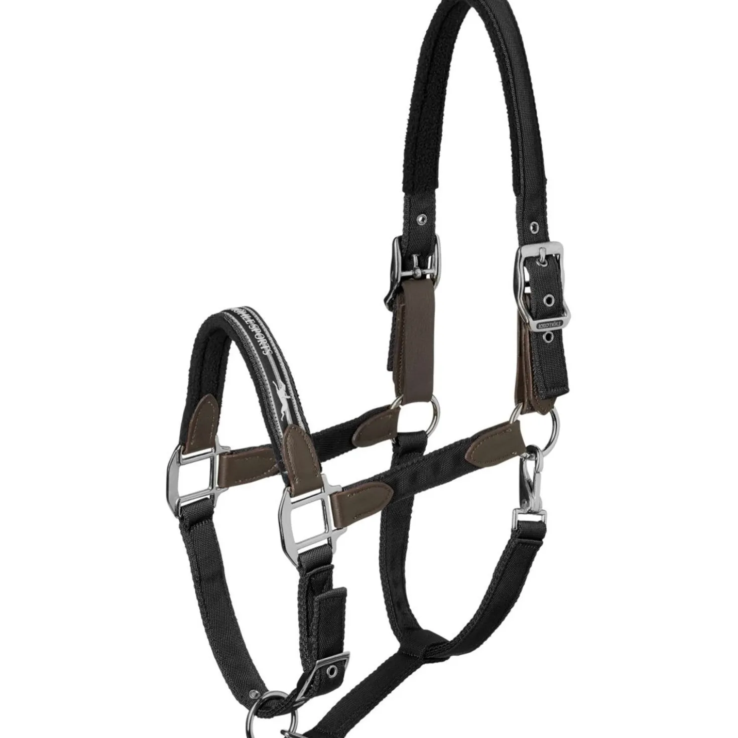 Schockemöhle Halster Memphis Safety Nylon Zwart