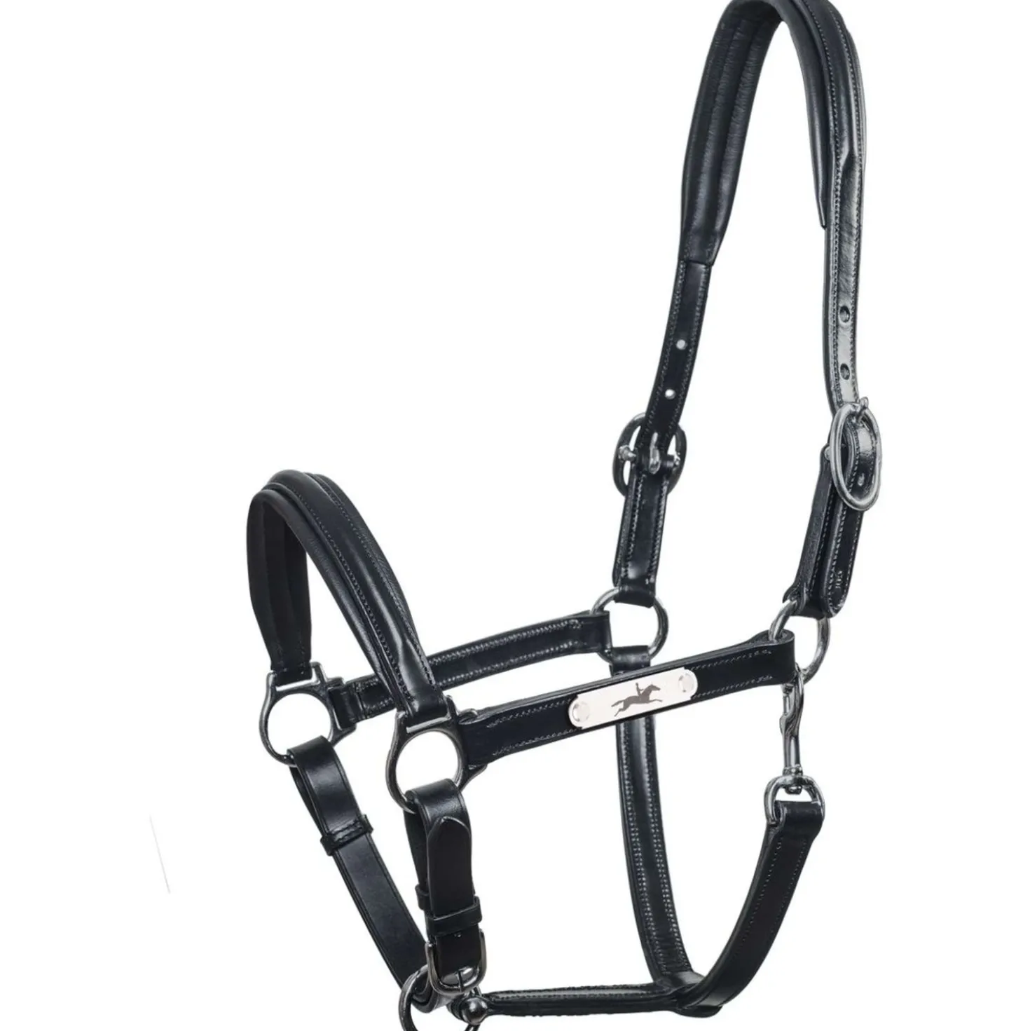 Schockemöhle Halster Ulm Pro Zwart/Zilver