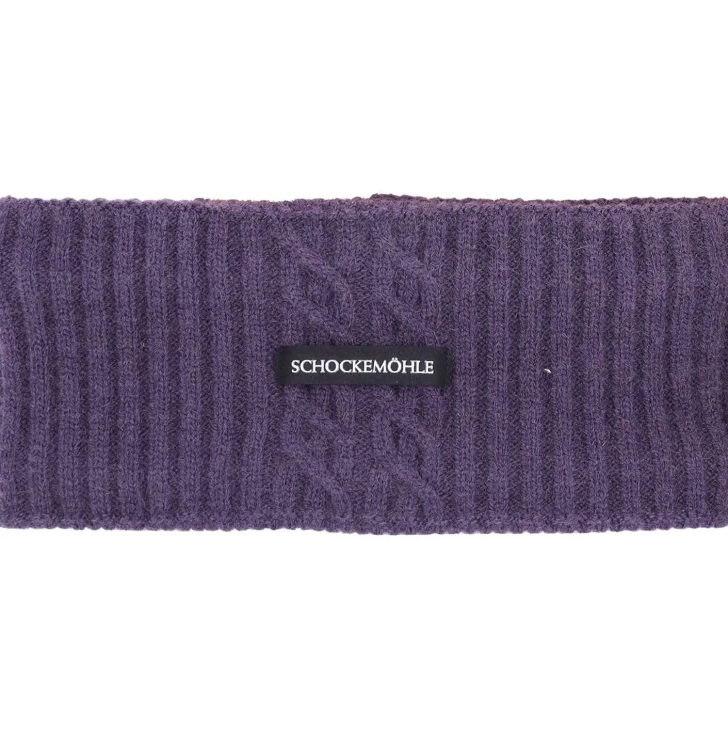 Schockemöhle Hoofdband Braided Donker Paars