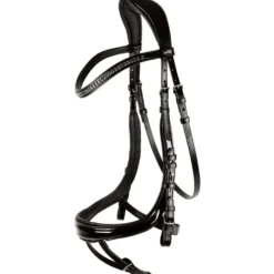 Schockemöhle Hoofdstel Premium sports Equitus Beta Zwart/Patent/Zilver