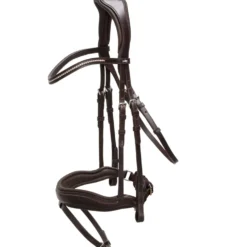 Schockemöhle Hoofdstel Premium sports Stanford Espresso/Zilver