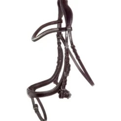 Schockemöhle Hoofdstel Premium sports Equitus Omega Espresso/Zilver