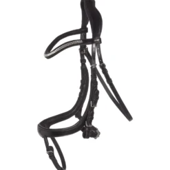 Schockemöhle Hoofdstel Premium sports Equitus Omega Zwart/Zilver