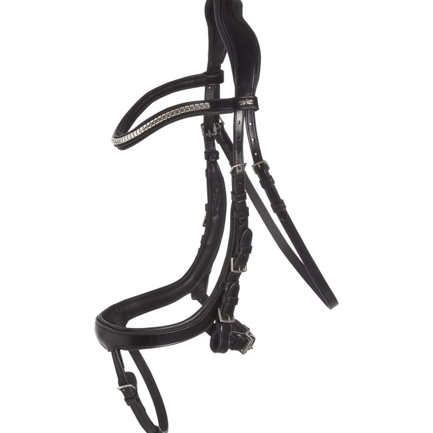 Schockemöhle Hoofdstel Premium sports Equitus Omega Zwart/Zilver
