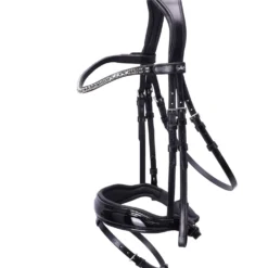 Schockemöhle Hoofdstel Siena Zwart/Patent/Grijs