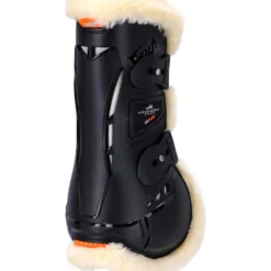 Schockemöhle Peesbeschermers Airflow Champion met Bont Zwart