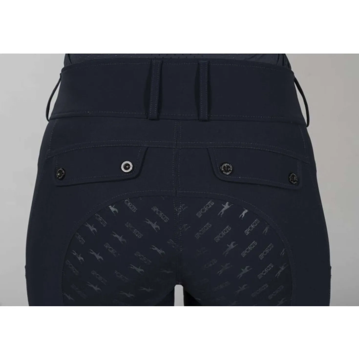 Schockemöhle Rijbroek SPCarola Full Grip Donkerblauw