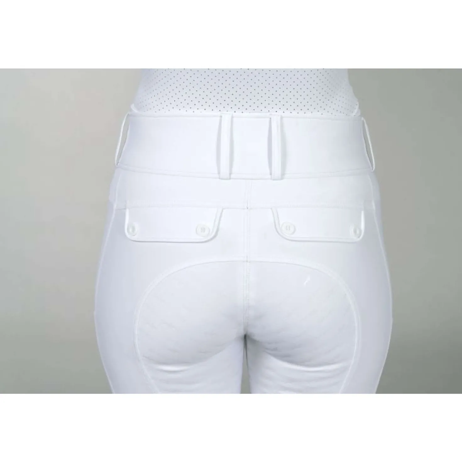 Schockemöhle Rijbroek SPCarola Full Grip Optical White