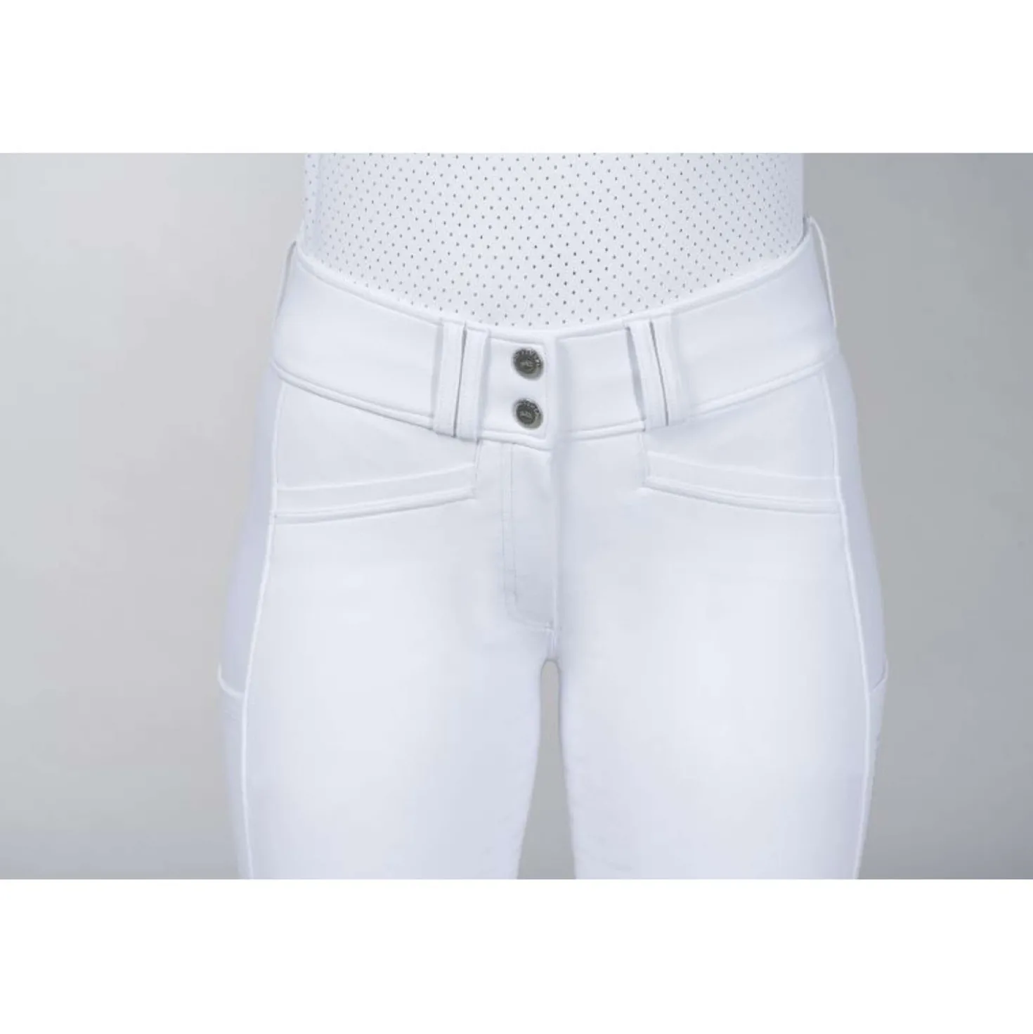 Schockemöhle Rijbroek SPCarola Full Grip Optical White