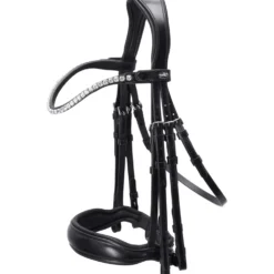 Schockemöhle Stang en Trenshoofdstel Milazzo Zwart/Zilver